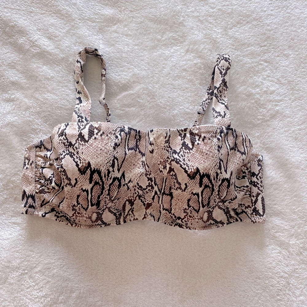 SHADE & SHORE snake skin bikini
